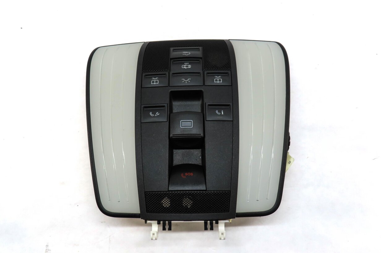 Thumbnail 2: 2012 MERCEDES E350 SEDAN (W212) FRONT ROOF DOME LIGHT w/ SWITCH BUTTONS (BLACK)
