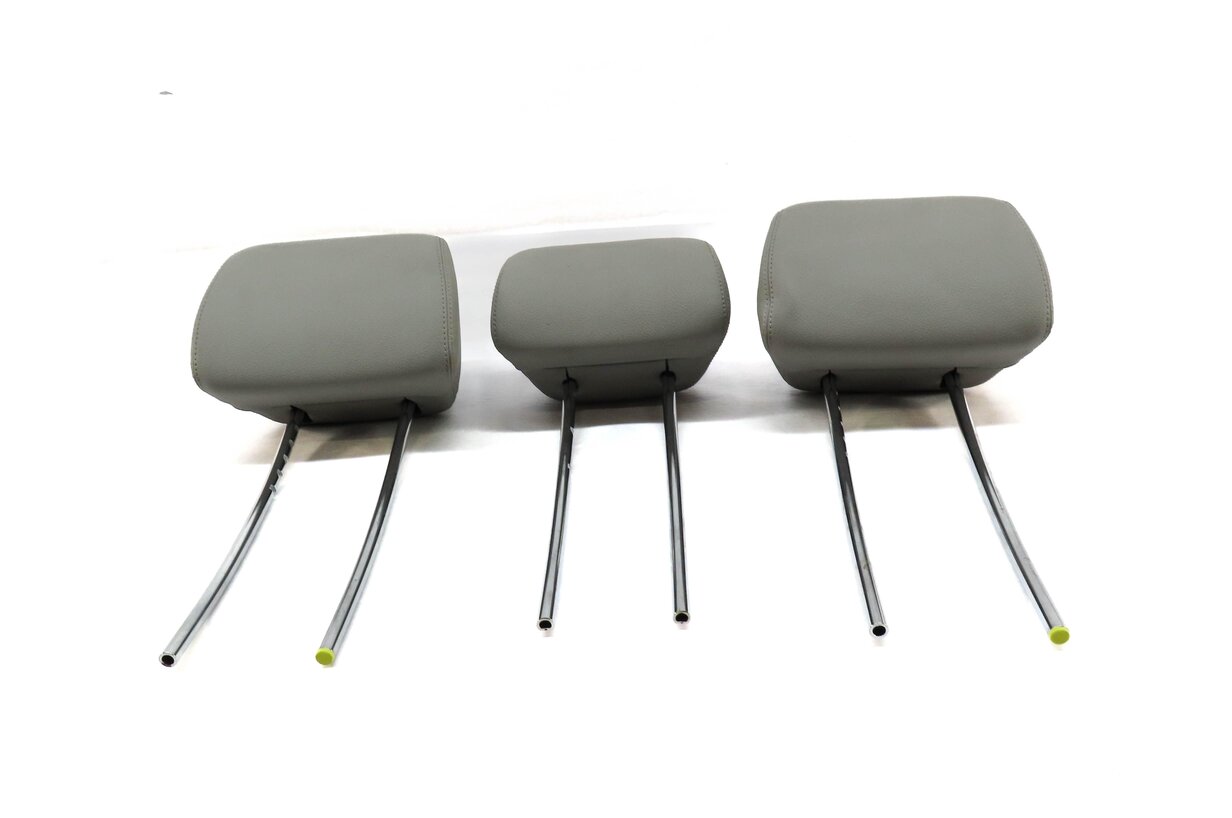 Thumbnail 2: 10-16 MERCEDES E CLASS (W212) REAR LEFT RIGHT CENTER SEAT HEADREST SET3 (GRAY)