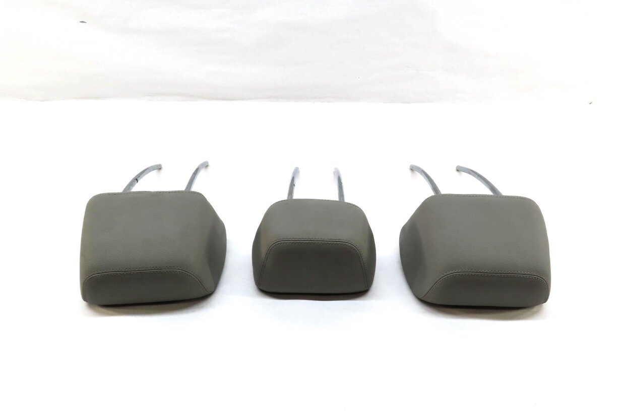 Thumbnail 4: 10-16 MERCEDES E CLASS (W212) REAR LEFT RIGHT CENTER SEAT HEADREST SET3 (GRAY)