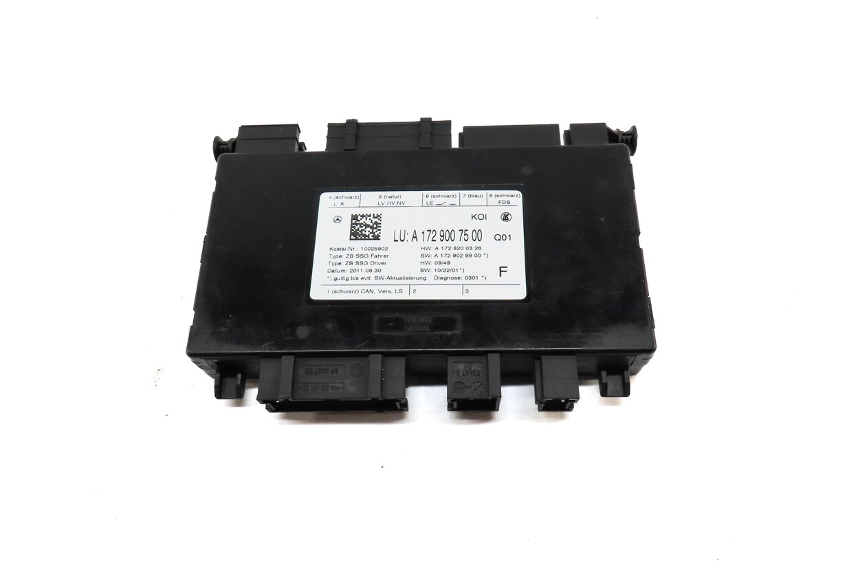 Thumbnail 2: 2012 MERCEDES E350 SEDAN (W212) FRONT LEFT DRIVER SEAT CONTROL MODULE 1729007500