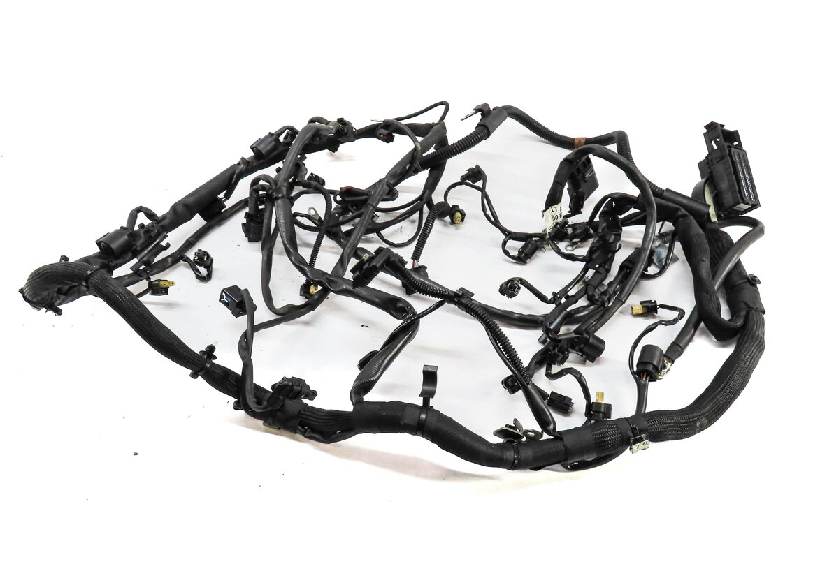 Thumbnail 2: 2012 MERCEDES E350 SEDAN (W212) 3.5L TURBO (M276) ENGINE WIRE WIRING HARNESS