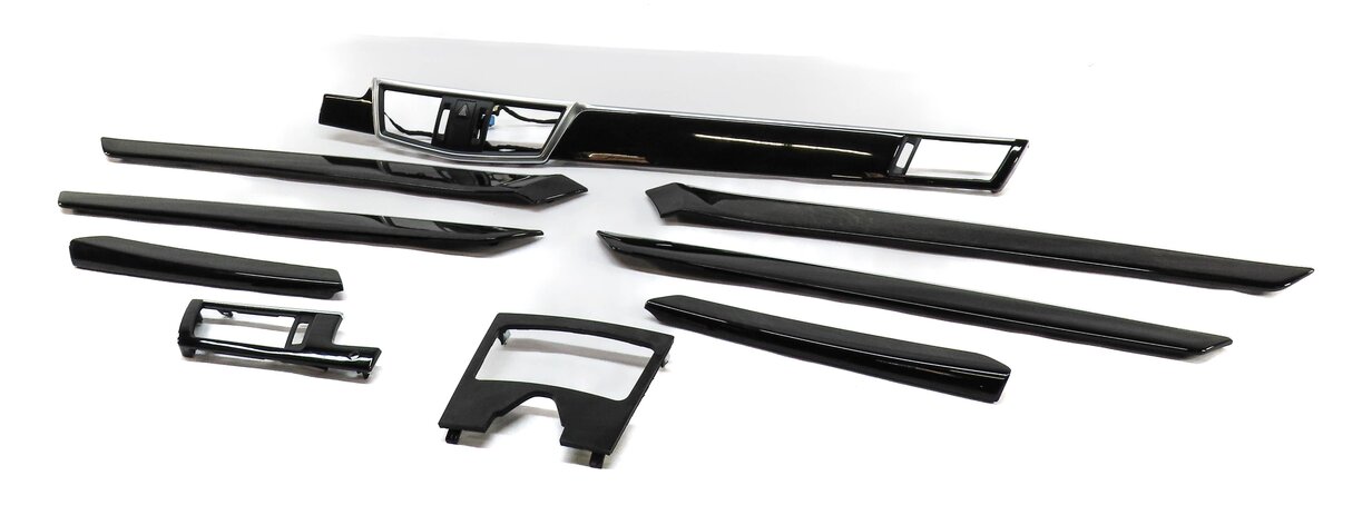 12 MERCEDES E350 SEDAN W212 FRONT REAR LEFT RIGHT DOOR DASH CONSOLE ASH TRIM SET