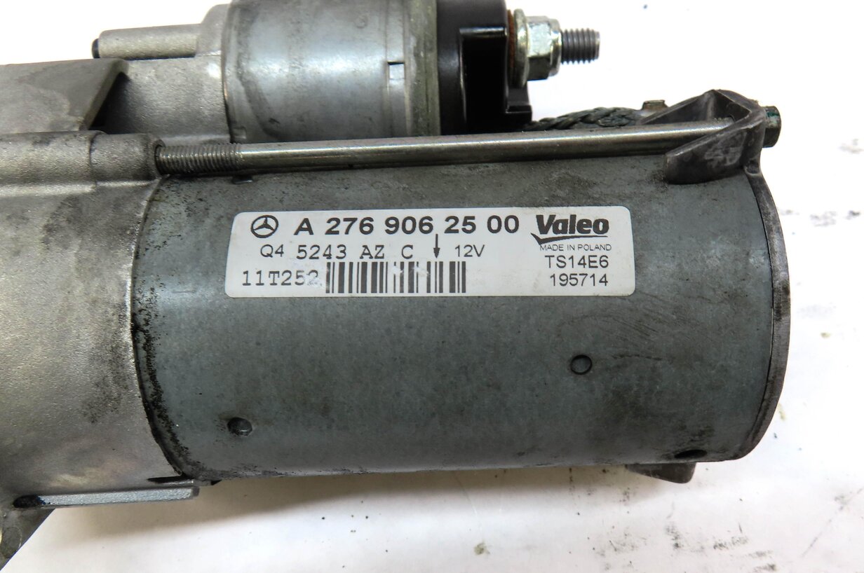 Thumbnail 6: 12-19 MERCEDES C350 E350 GLE350 GLE400 ML350 R350 SLK350 3.5L M276 STARTER MOTOR