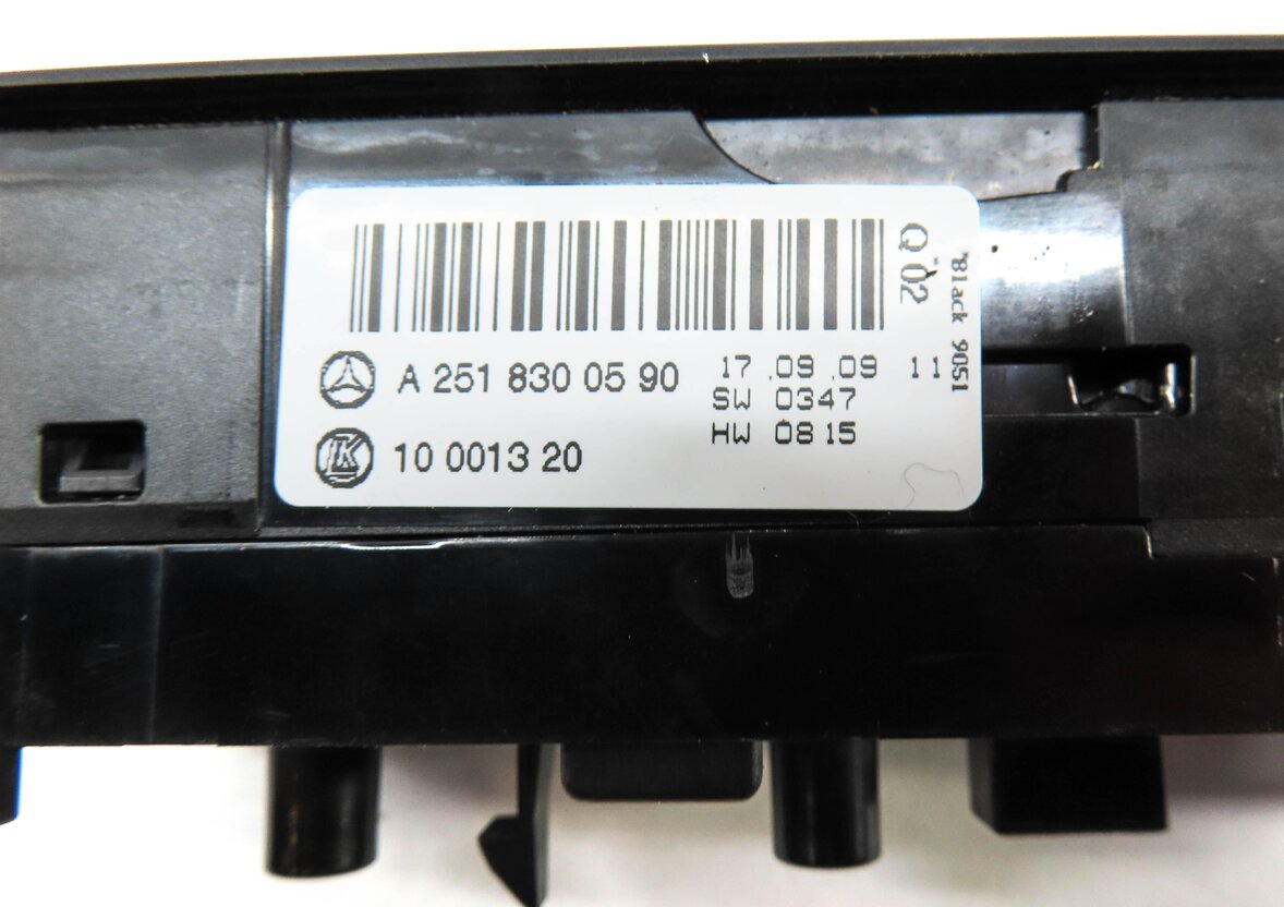 Thumbnail 6: 2006-2012 MERCEDES GL R CLASS (W251 X164) LEFT DRIVER PFOLD MASTER WINDOW SWITCH