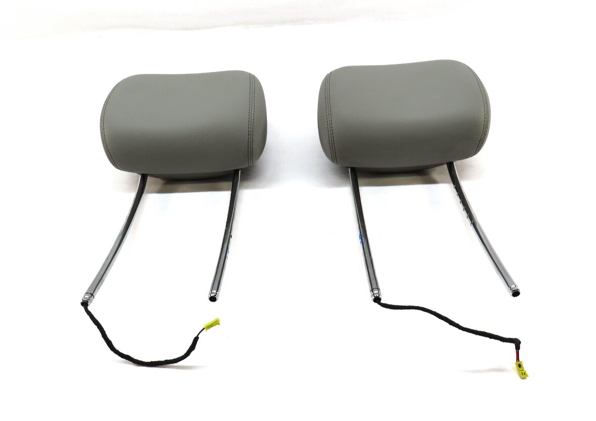 Thumbnail 2: 06-12 GL R CLASS X164 W251 FRONT LEFT DRIVER RIGHT PASSENGER SEAT HEADREST GRAY