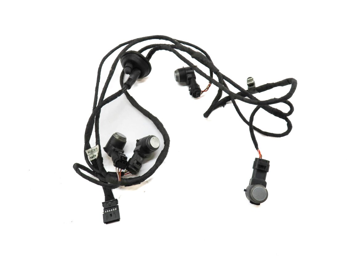 2010 MERCEDES GL350 (X164) REAR PARK ASSIST PDC SENSOR SET4 (SILVER) w/ HARNESS