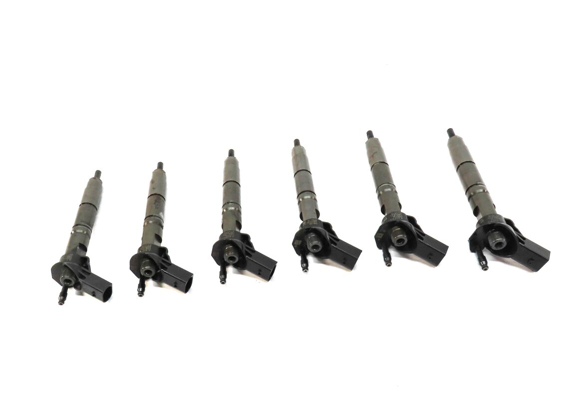 Thumbnail 2: 07-13 MERCEDES E GL ML R (W164 W211 W212 X164) 3.0L DIESEL FUEL INJECTOR SET 6