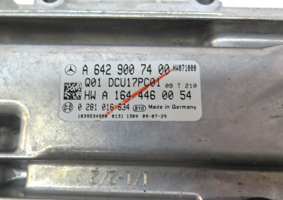 Thumbnail 4: 2010 MERCEDES GL350 (X164) 3.0L TURBO DIESEL ENGINE (OM642) DEF CONTROL MODULE