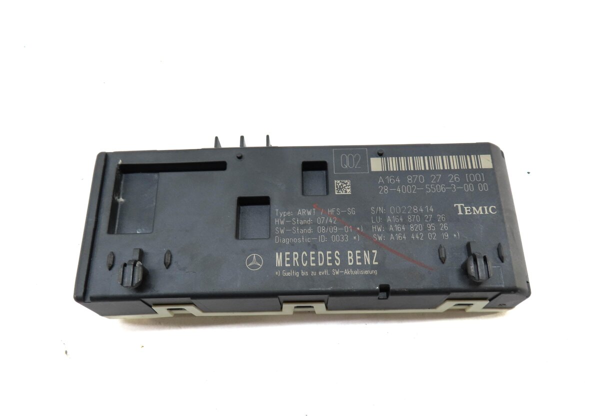 Thumbnail 2: 2010 MERCEDES GL350 (X164) TRUNK HATCH LIFTGATE CONTROL MODULE 1648702726