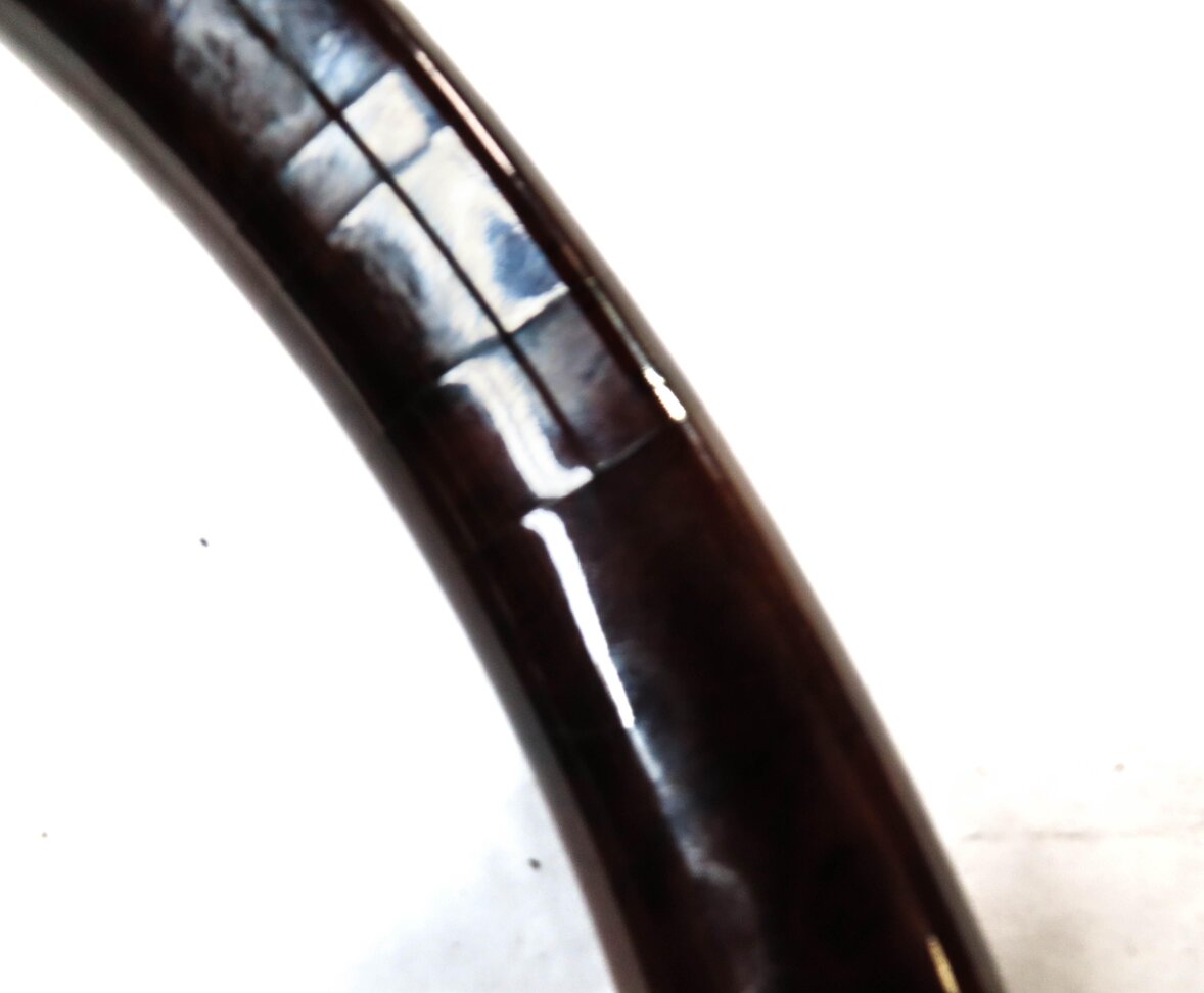 Thumbnail 5: 10-12 MERCEDES GL-CLASS (X164) PADDLE SHIFT 4 SPOKE STEERING WHEEL (GREY & WOOD)