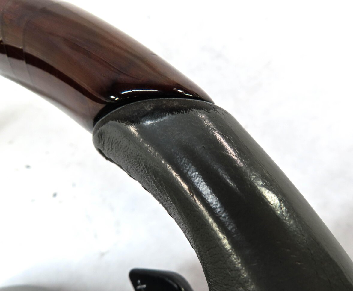 Thumbnail 6: 10-12 MERCEDES GL-CLASS (X164) PADDLE SHIFT 4 SPOKE STEERING WHEEL (GREY & WOOD)