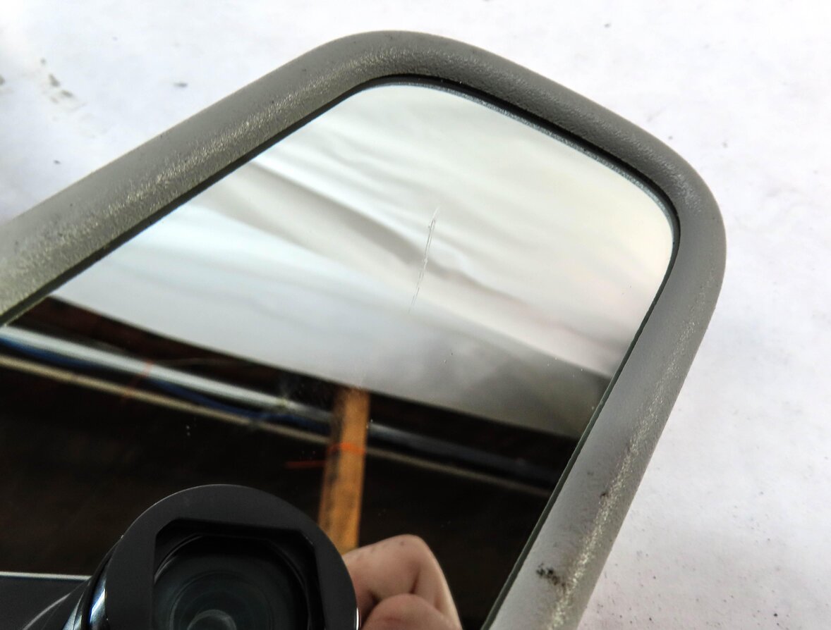 Thumbnail 6: 07-12 MERCEDES GL R CLASS (W251 X164) AUTODIM REARVIEW MIRROR w/ HOMELINK (GRAY)