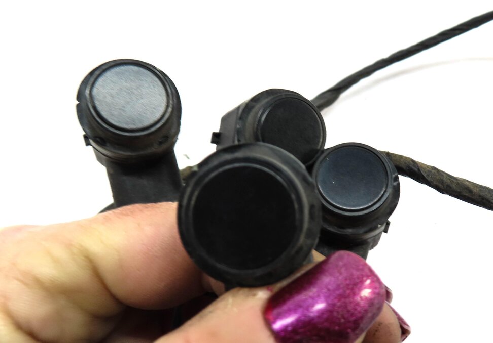 Thumbnail 5: 2012 LAND RANGE ROVER EVOQUE REAR PARK ASSIST SENSOR SET4 (BLACK) w/ HARNESS