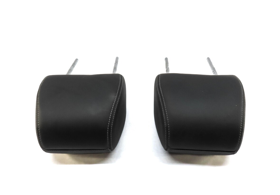 Thumbnail 4: 12-19 RANGE ROVER EVOQUE FRONT LEFT RIGHT HEADREST PERFORATED TAURUS EBONY BLACK