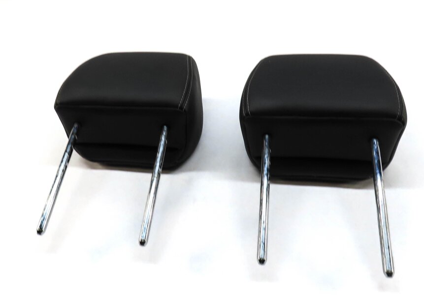 Thumbnail 5: 12-19 RANGE ROVER EVOQUE FRONT LEFT RIGHT HEADREST PERFORATED TAURUS EBONY BLACK