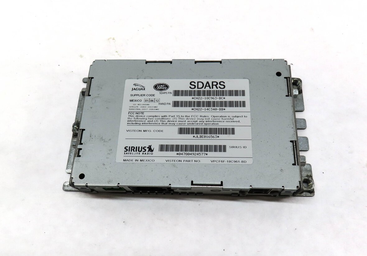 Thumbnail 2: 2012 LAND RANGE ROVER EVOQUE RADIO STEREO SIRIUS SATELLITE CONTROL MODULE