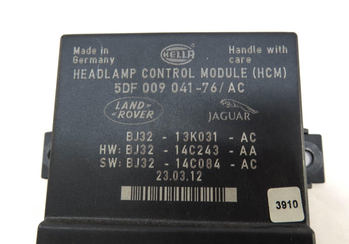 Thumbnail 4: 2012-2013 RANGE ROVER EVOQUE (L538) ADAPTIVE HEADLIGHT CONTROL MODULE
