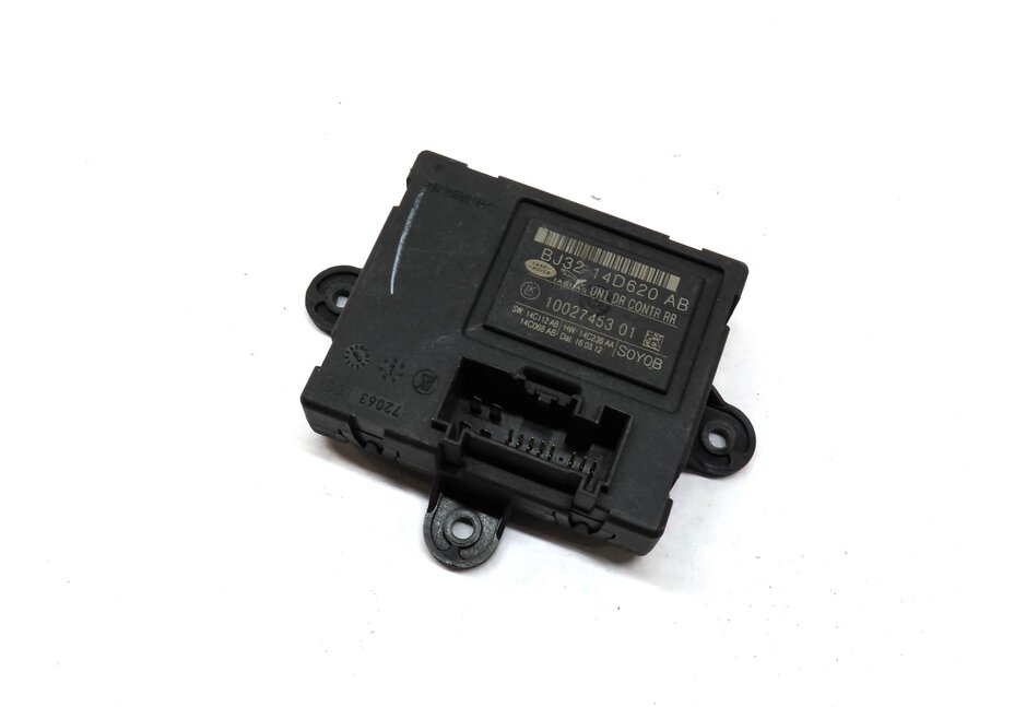 2012 LAND RANGE ROVER EVOQUE REAR LEFT DOOR CONTROL MODULE BJ3214D620AB