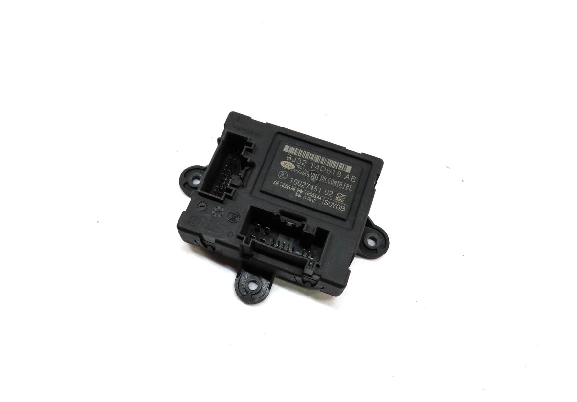 2012 LAND RANGE ROVER EVOQUE FRONT LEFT DRIVER DOOR CONTROL MODULE BJ3214D618AB