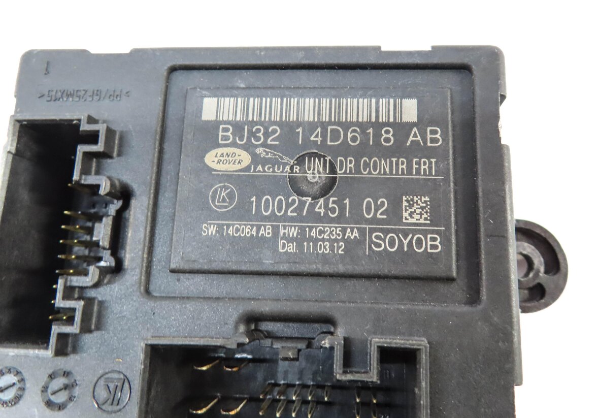 Thumbnail 4: 2012 LAND RANGE ROVER EVOQUE FRONT LEFT DRIVER DOOR CONTROL MODULE BJ3214D618AB
