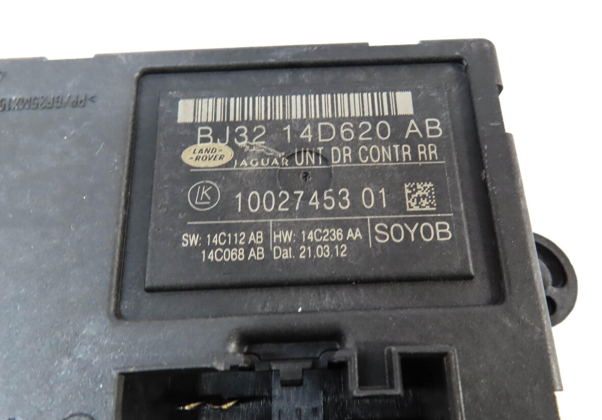 Thumbnail 4: 2012 LAND RANGE ROVER EVOQUE REAR RIGHT DOOR CONTROL MODULE BJ3214D620AB