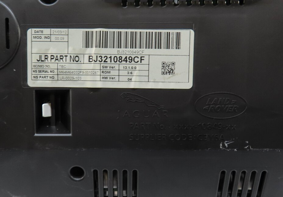Thumbnail 20: 2012 LAND RANGE ROVER EVOQUE 2.0T ECM BCM FUSE SPEEDOMETER ENGINE MODULE KEY SET