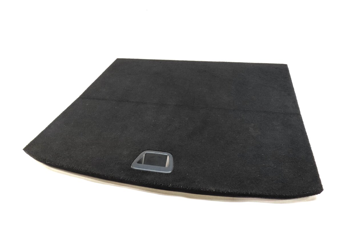 2012 LAND RANGE ROVER EVOQUE REAR TRUNK SPARE TIRE CARGO COVER CARPET (BLACK)