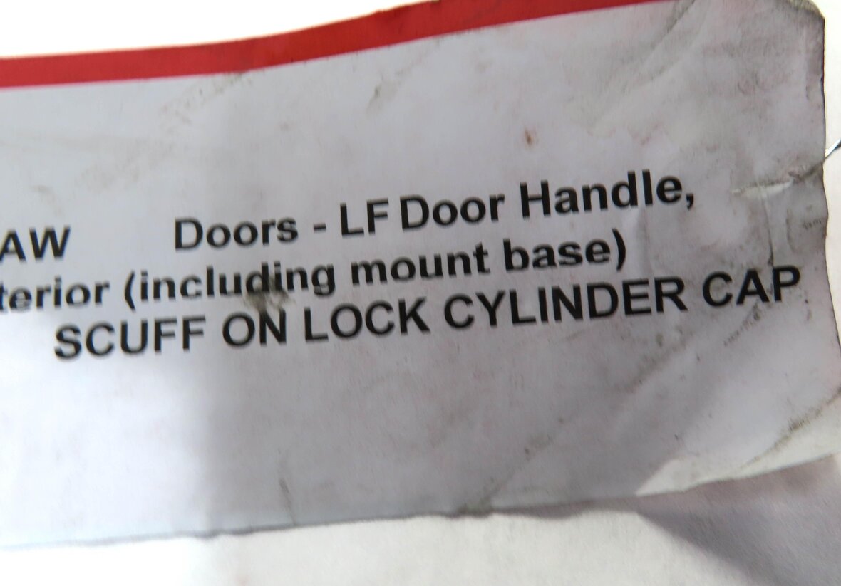 Thumbnail 6: 12-17 RANGE ROVER SPORT EVOQUE (L405 L494 L538) DRIVER PASSIVE DOOR HANDLE WHITE