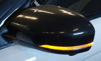Thumbnail 2: 12-13 RANGE ROVER EVOQUE LEFT DOOR MIRROR P-FOLD HEATED MEMORY CAMERA (BLACK)