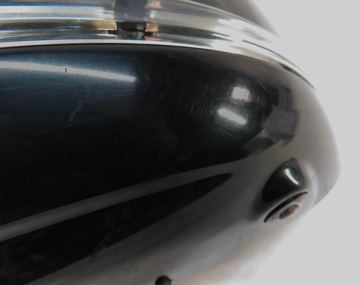Thumbnail 7: 12-13 RANGE ROVER EVOQUE LEFT DOOR MIRROR P-FOLD HEATED MEMORY CAMERA (BLACK)