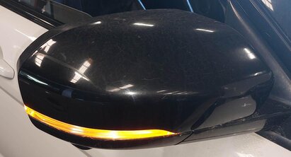 Thumbnail 2: 12-13 RANGE ROVER EVOQUE RIGHT DOOR MIRROR P-FOLD HEATED MEMORY CAMERA (BLACK)