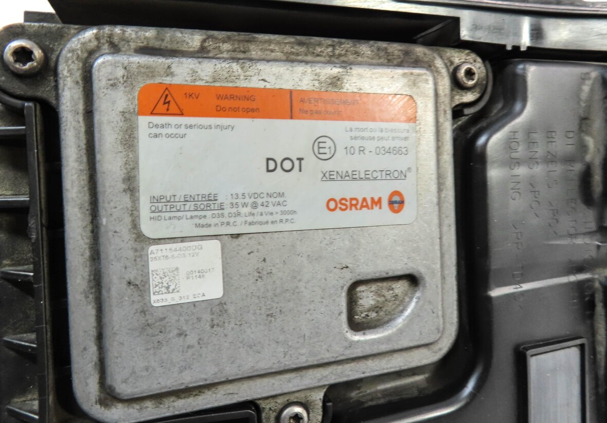Thumbnail 6: 2012-2015 RANGE ROVER EVOQUE (L538) RIGHT - XENON HID ADAPTIVE HEADLIGHT LAMP