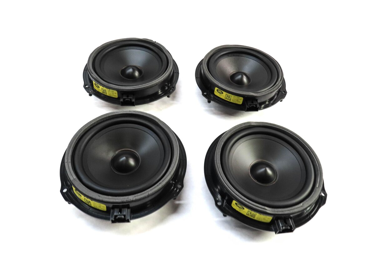 Thumbnail 3: 2012 LAND RANGE ROVER EVOQUE FRONT REAR LEFT RIGHT DOOR DASH DECK SPEAKER SET14