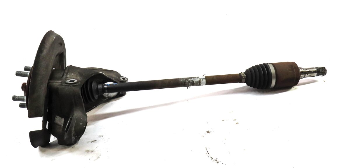 12-19 RANGE ROVER EVOQUE (L538) RIGHT PASSENGER REAR KNUCKLE WHEEL HUB w/ AXLE