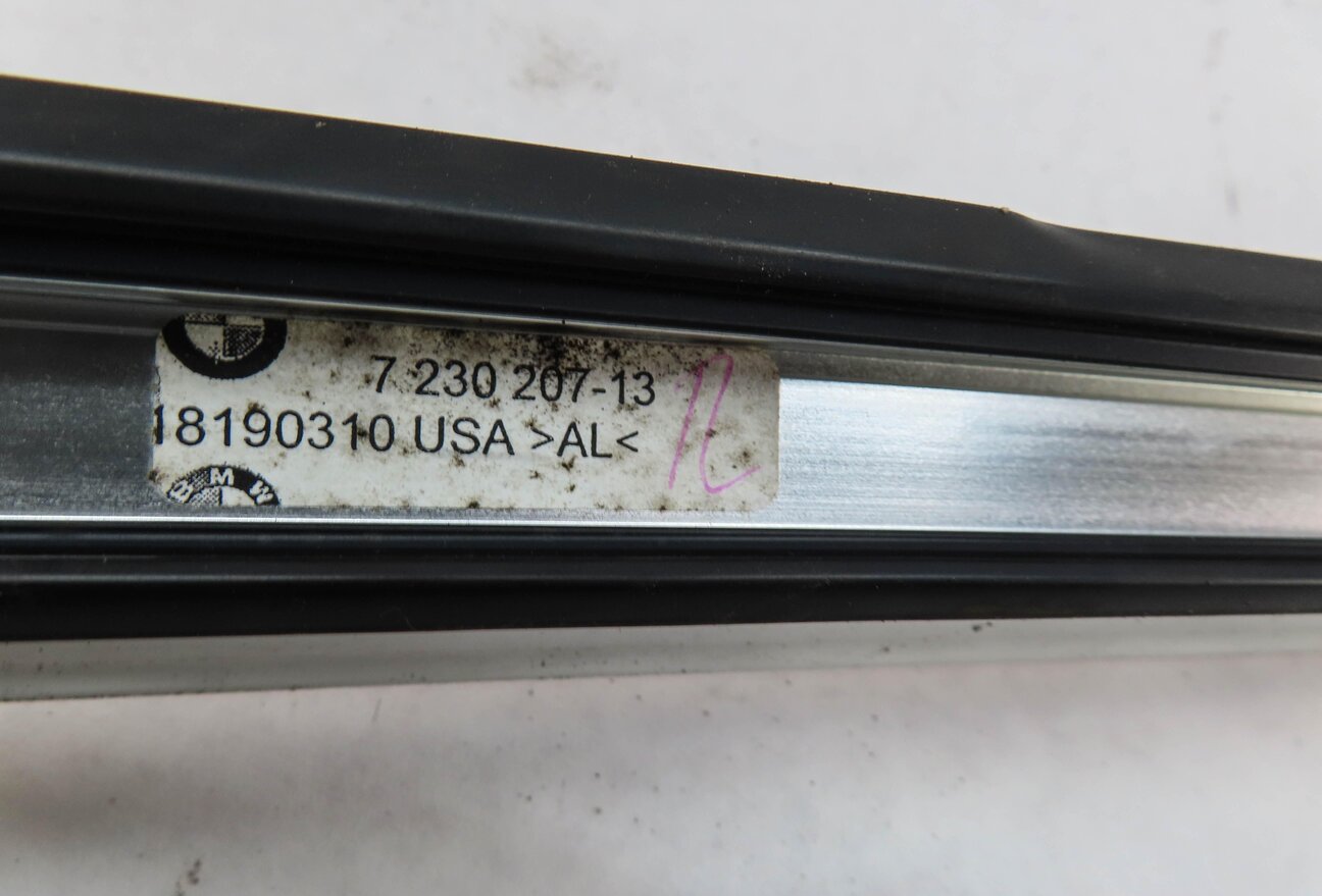 Thumbnail 5: 2013 BMW X3 (F25) LEFT & RIGHT ROOF RACK RAIL SET 2 (SILVER) FRONT TO BACK