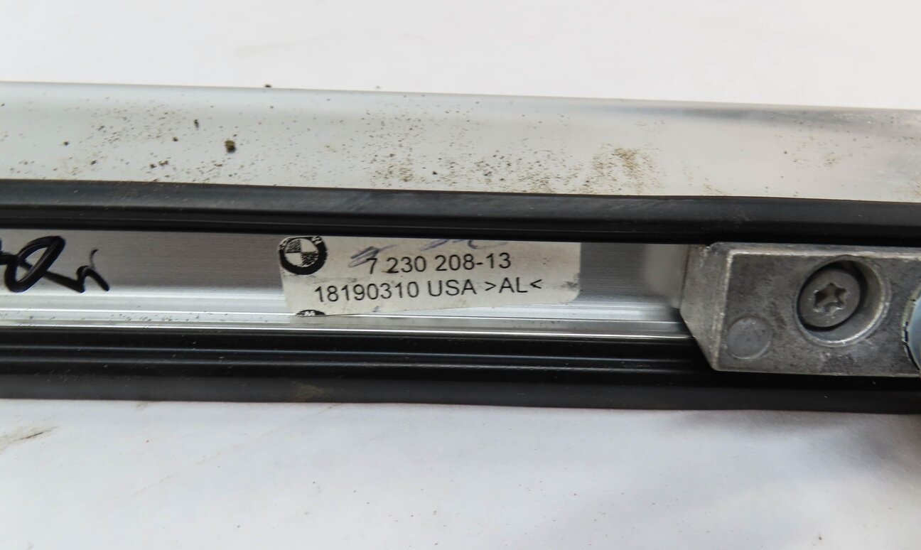 Thumbnail 7: 2013 BMW X3 (F25) LEFT & RIGHT ROOF RACK RAIL SET 2 (SILVER) FRONT TO BACK