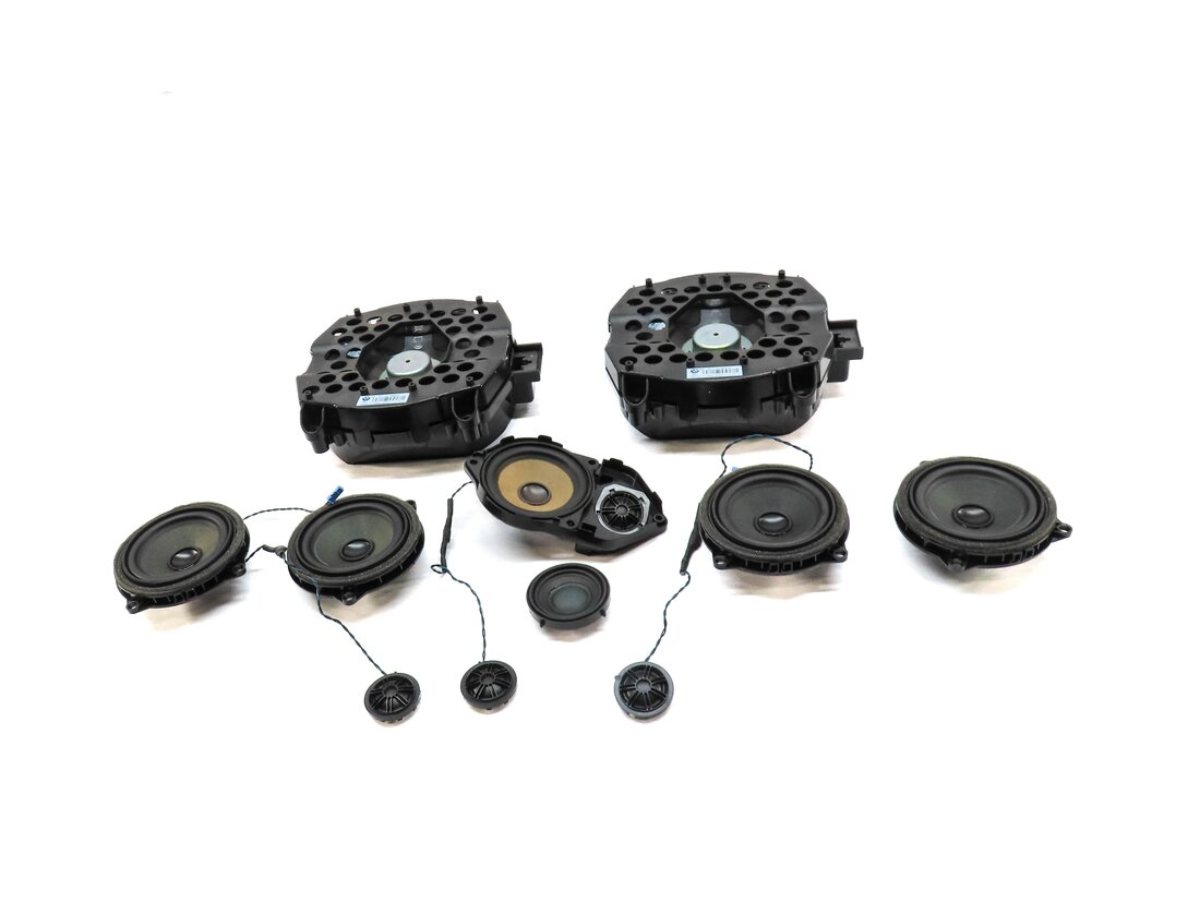 Thumbnail 2: 2013 BMW X3 (F25) FRONT REAR LEFT RIGHT WOOFER MIDRANGE TWEETER SPEAKER SET 11