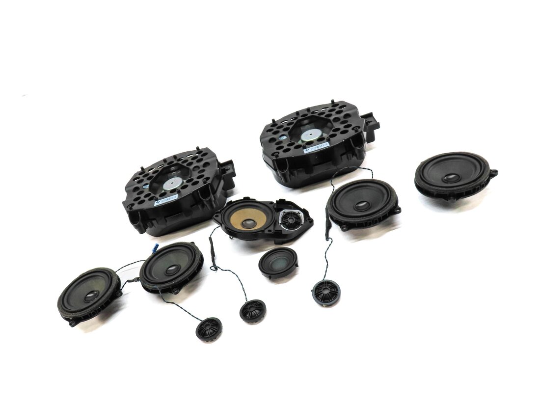 Thumbnail 3: 2013 BMW X3 (F25) FRONT REAR LEFT RIGHT WOOFER MIDRANGE TWEETER SPEAKER SET 11