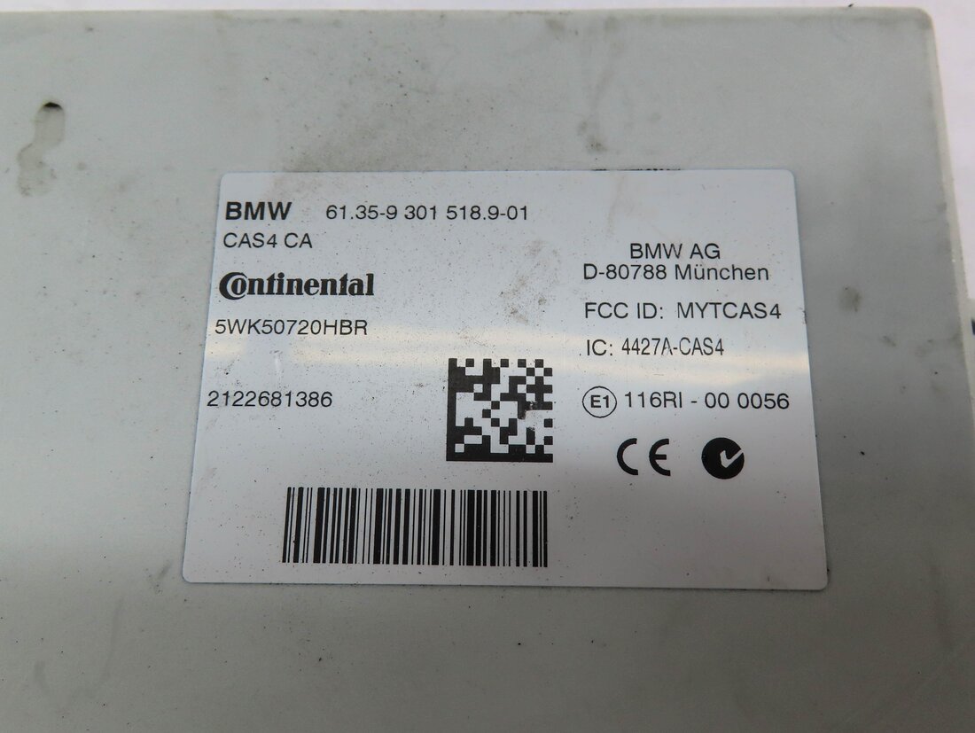 Thumbnail 10: 13 BMW X3 F25 2.0L TURBO N20 IMMOBILIZER BODY ENGINE CONTROL MODULE KEY SET FOB
