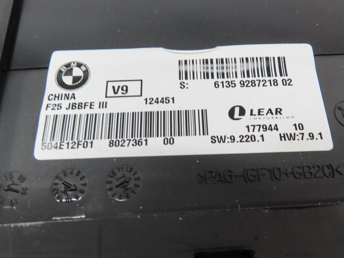 Thumbnail 5: 2011-2014 BMW X3 (F25) MAIN PRIMARY BODY CONTROL MODULE