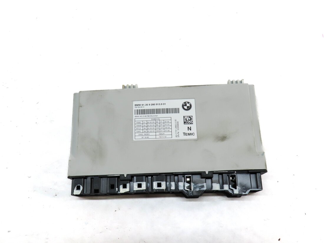 12-19 BMW 328i 335i 535i 550i 750i M5 M6 X3 X4 - LEFT FRONT DRIVER SEAT MODULE