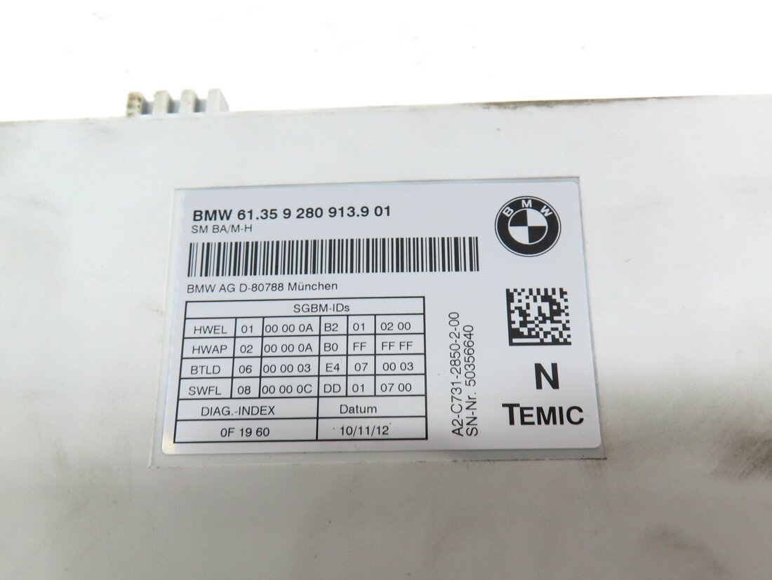 Thumbnail 4: 12-19 BMW 328i 335i 535i 550i 750i M5 M6 X3 X4 - LEFT FRONT DRIVER SEAT MODULE