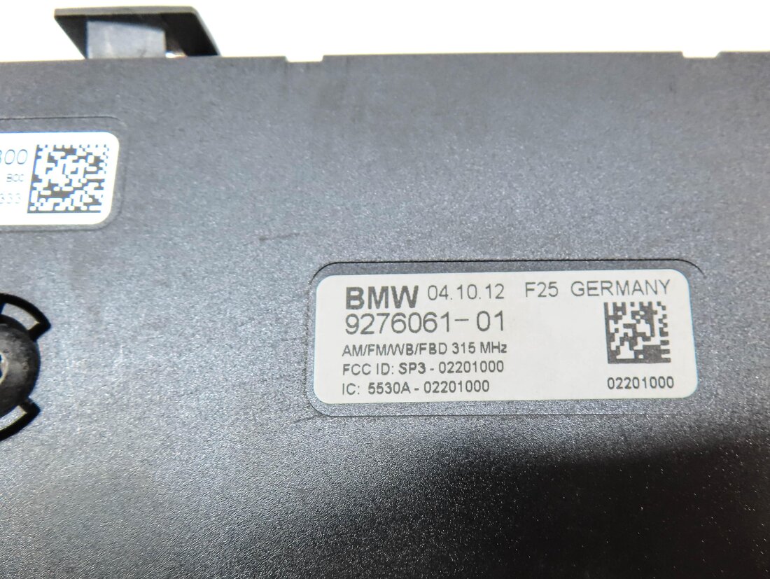 Thumbnail 4: 2013 BMW X3 (F25) RADIO STEREO ANTENNA DIVERSITY CONTROL MODULE 9276061