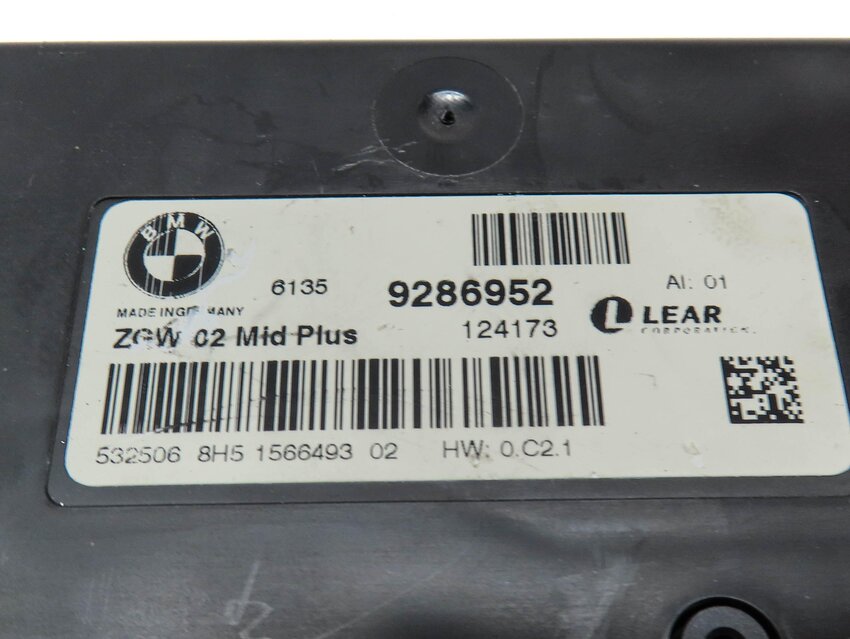 Thumbnail 8: 2011-2018 BMW X3 X4 (F25 F26) CENTRAL GATEWAY CONTROL MODULE COMPUTER