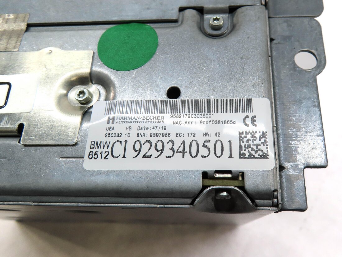 Thumbnail 5: 13-15 BMW GT 5-SERIES AM/FM RADIO STEREO RECEIVER XM WIFI BLUETOOTH CD PLAYER