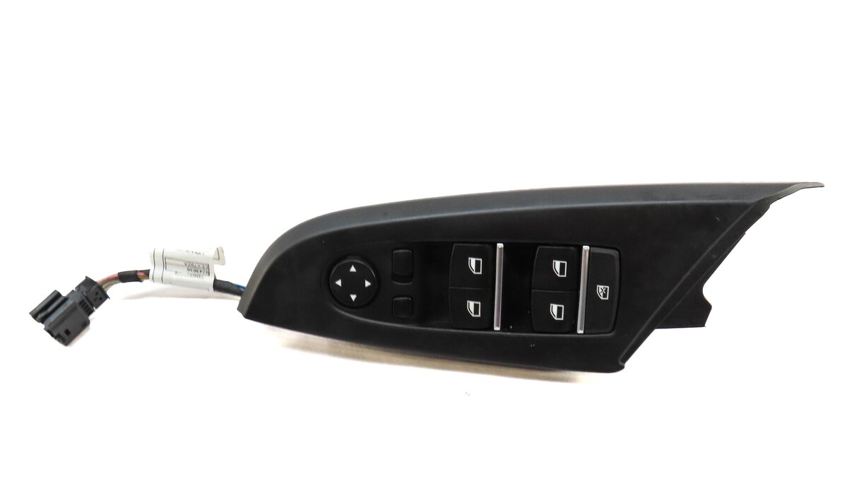 Thumbnail 4: 12-19 BMW 3 4 M3 X3 X4 SERIES FRONT LEFT DRIVER WINDOW SWITCH P-FOLD (BLACK)