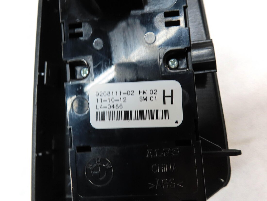 Thumbnail 7: 12-19 BMW 3 4 M3 X3 X4 SERIES FRONT LEFT DRIVER WINDOW SWITCH P-FOLD (BLACK)