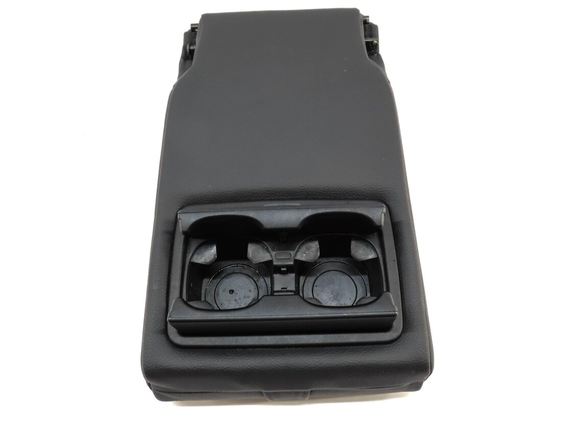 2011-2017 BMW X3 (F25) REAR SEAT CENTER CONSOLE ARMREST CUPHOLDER (BLACK)