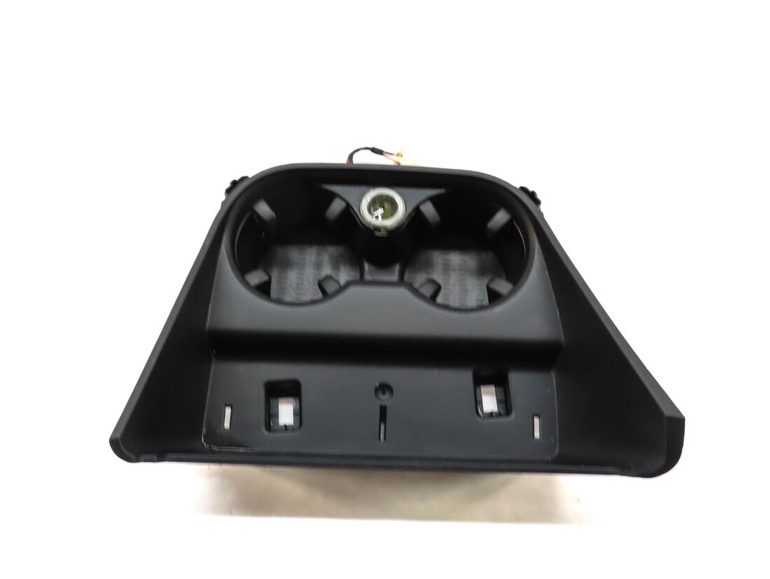 Thumbnail 3: 2013 BMW X3 (F25) FRONT CENTER CONSOLE CUP HOLDER w/ 12v SOCKET (BLACK)