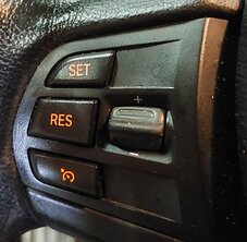 Thumbnail 2: 2011-2018 BMW X3 X4 (F25 F26) 3 SPOKE STEERING WHEEL w/ SWITCHES & TRIM (BLACK)
